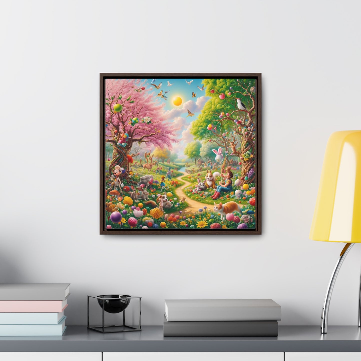 Framed Gallery Canvas Wrap - Spring 126