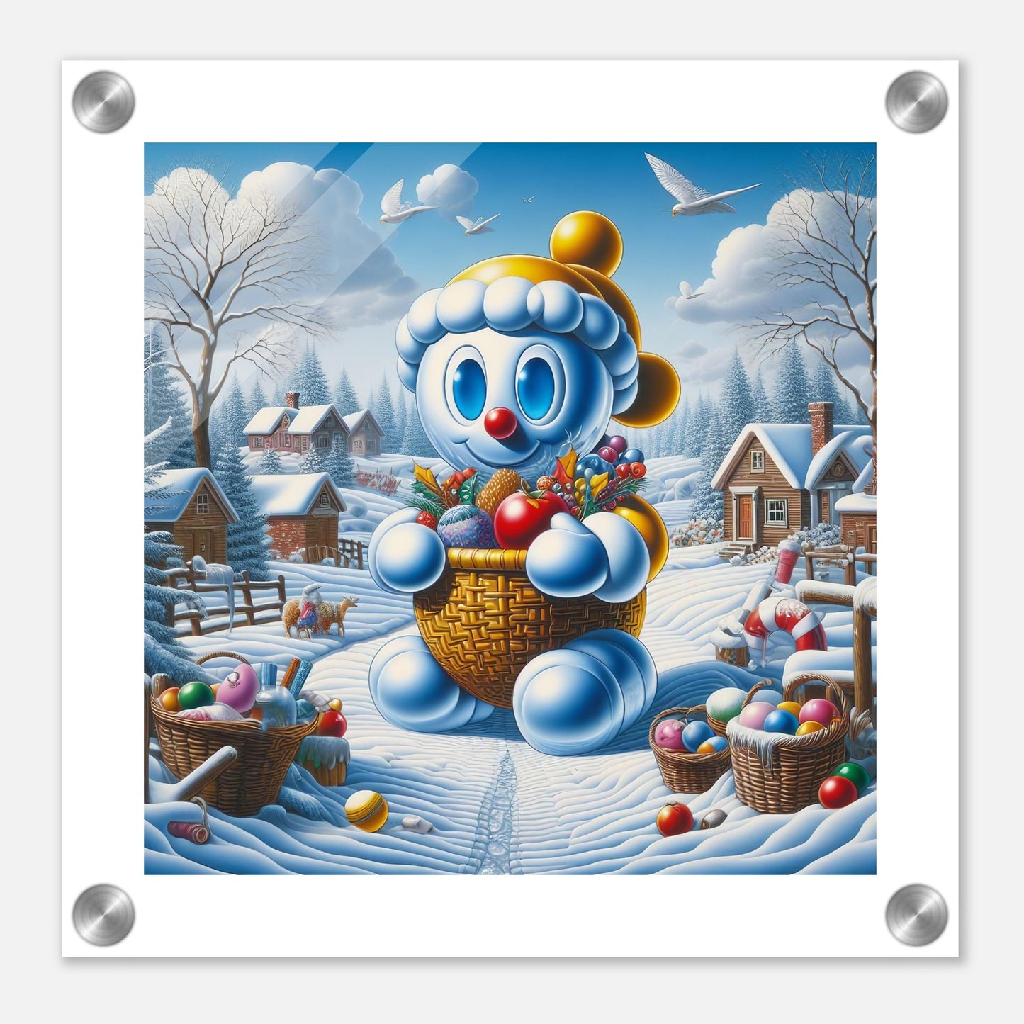 Wall Art - Winter 52 - Baby snowman