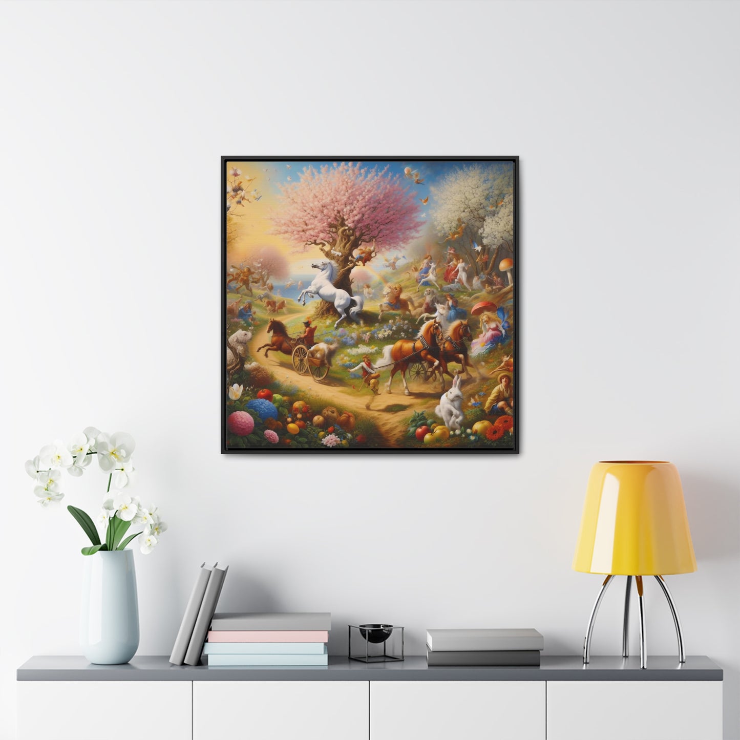 Framed Gallery Canvas Wrap - Spring 125