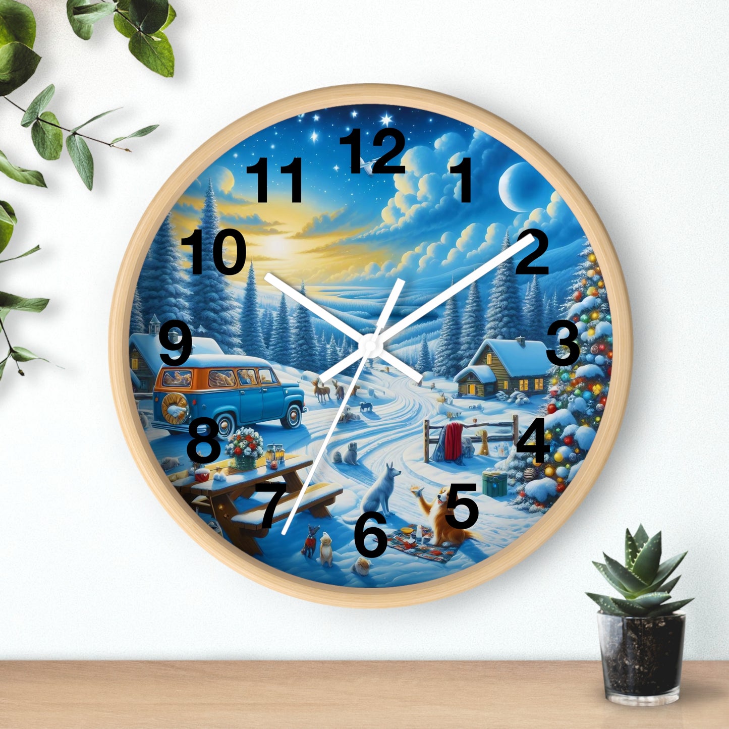 Wall Clock - Winter 110