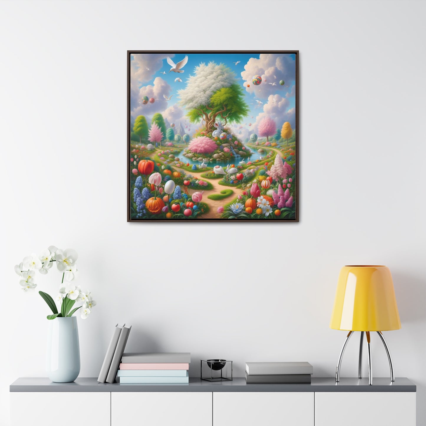 Framed Gallery Canvas Wrap - Spring 42