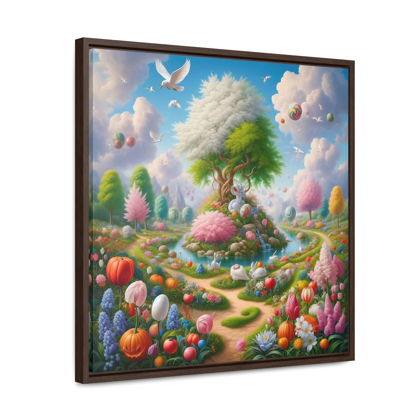 Framed Gallery Canvas Wrap - Spring 42