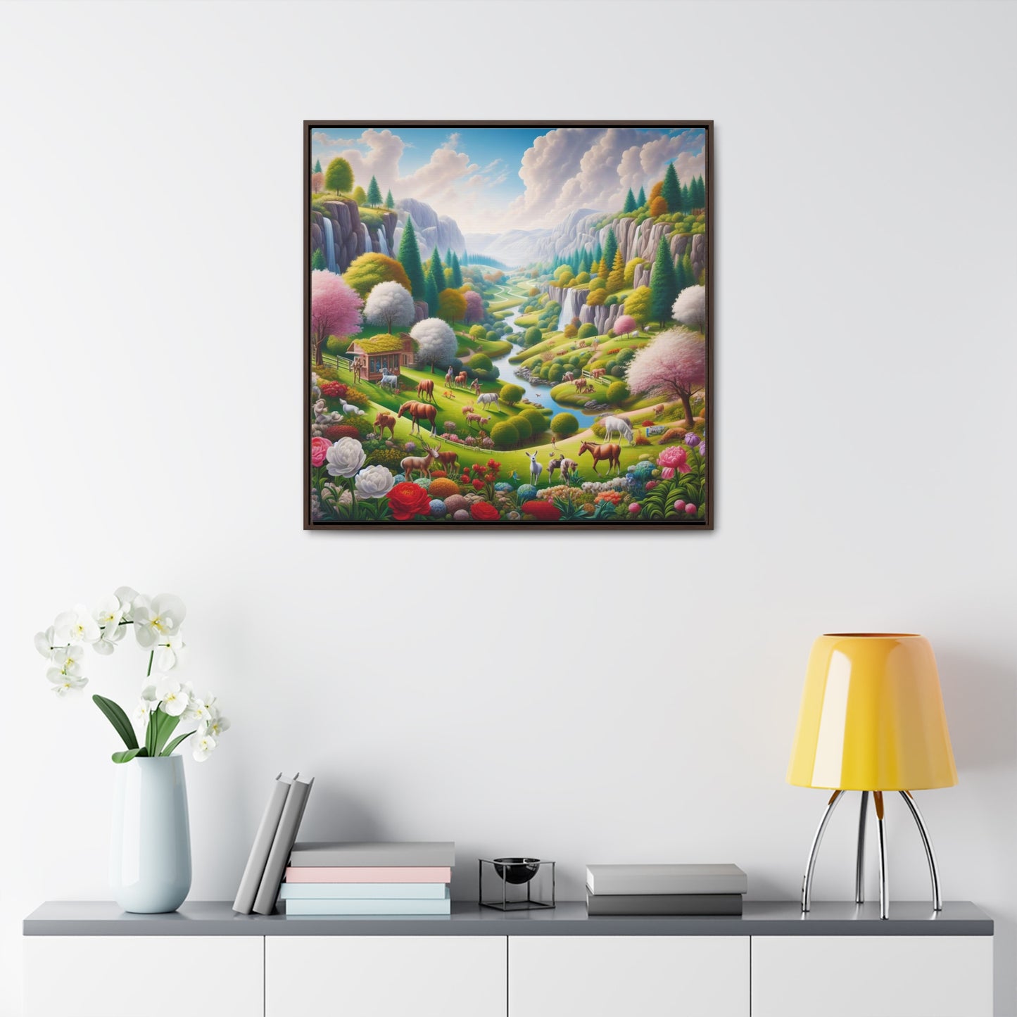 Framed Gallery Canvas Wrap - Spring 48