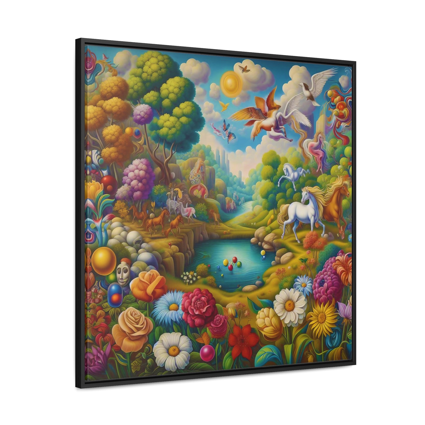 Framed Gallery Canvas Wrap - Spring 3