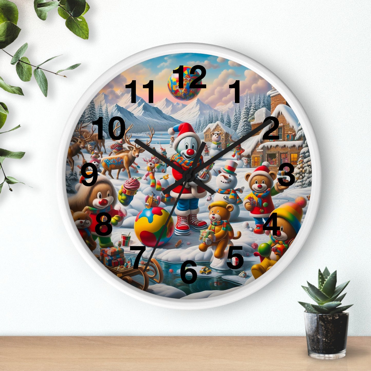 Wall Clock - Winter 108