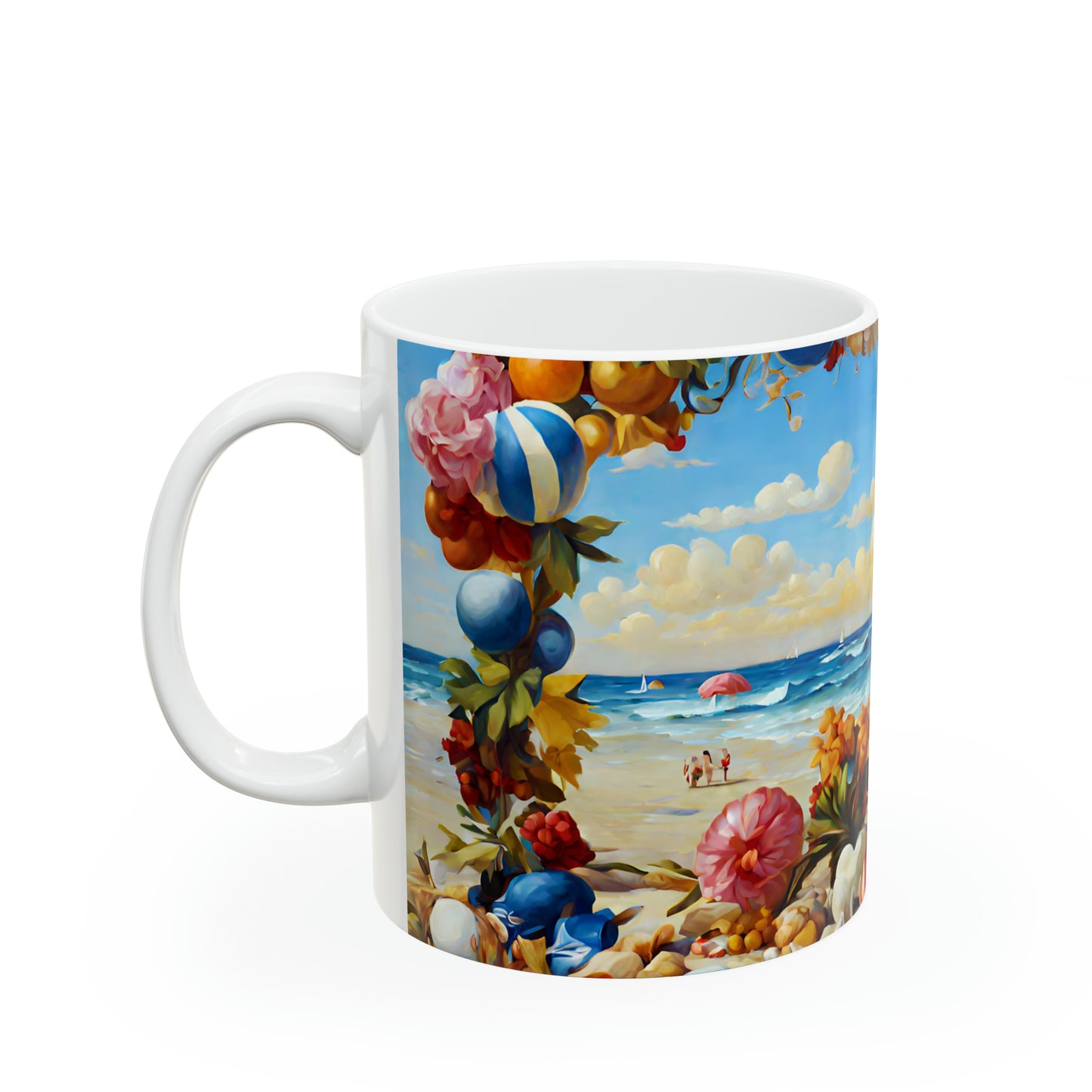 Ceramic Mug 11oz - Beach 2024