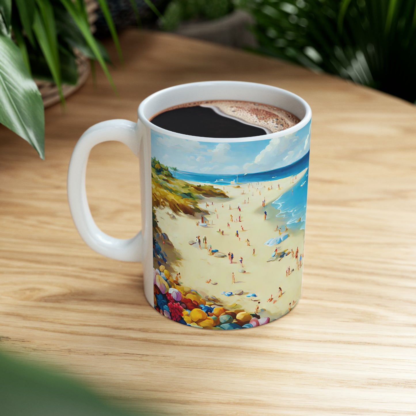 Ceramic Mug 11oz - Beach 2001