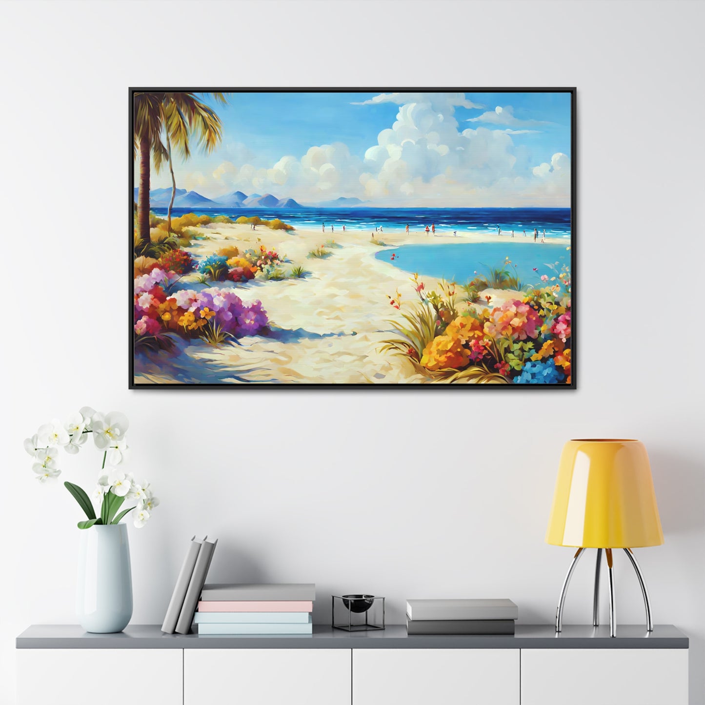 Framed Canvas Gallery Wrap - Beach 2013