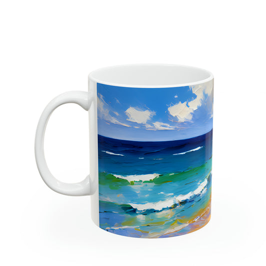 Ceramic Mug 11oz - Beach 9002