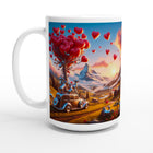 White 15oz Ceramic Mug - Valentine's Day 36