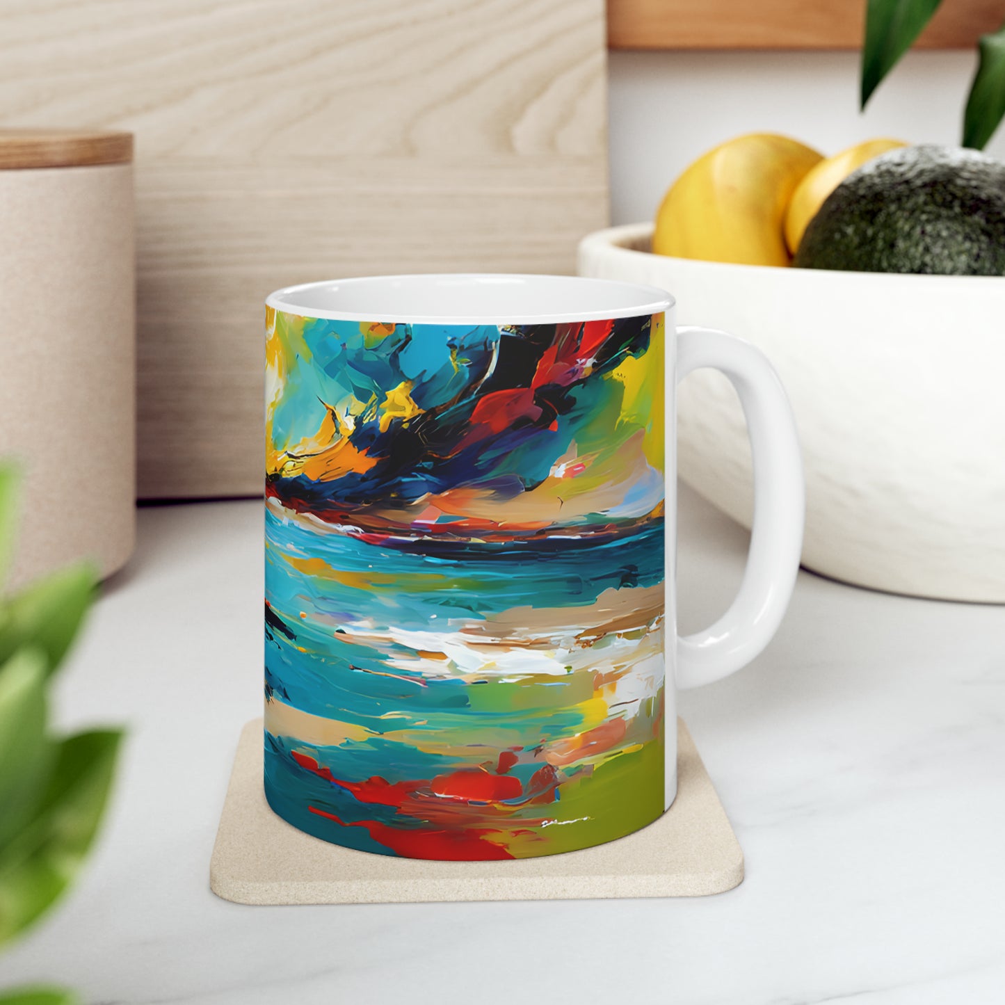 Ceramic Mug 11oz - Beach 13001