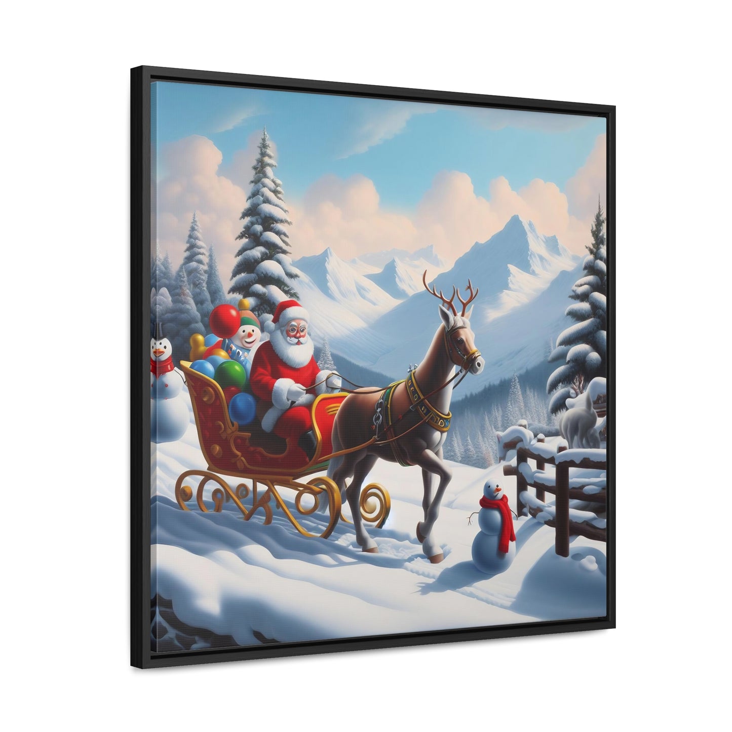 Framed Gallery Canvas Wrap - Winter 125