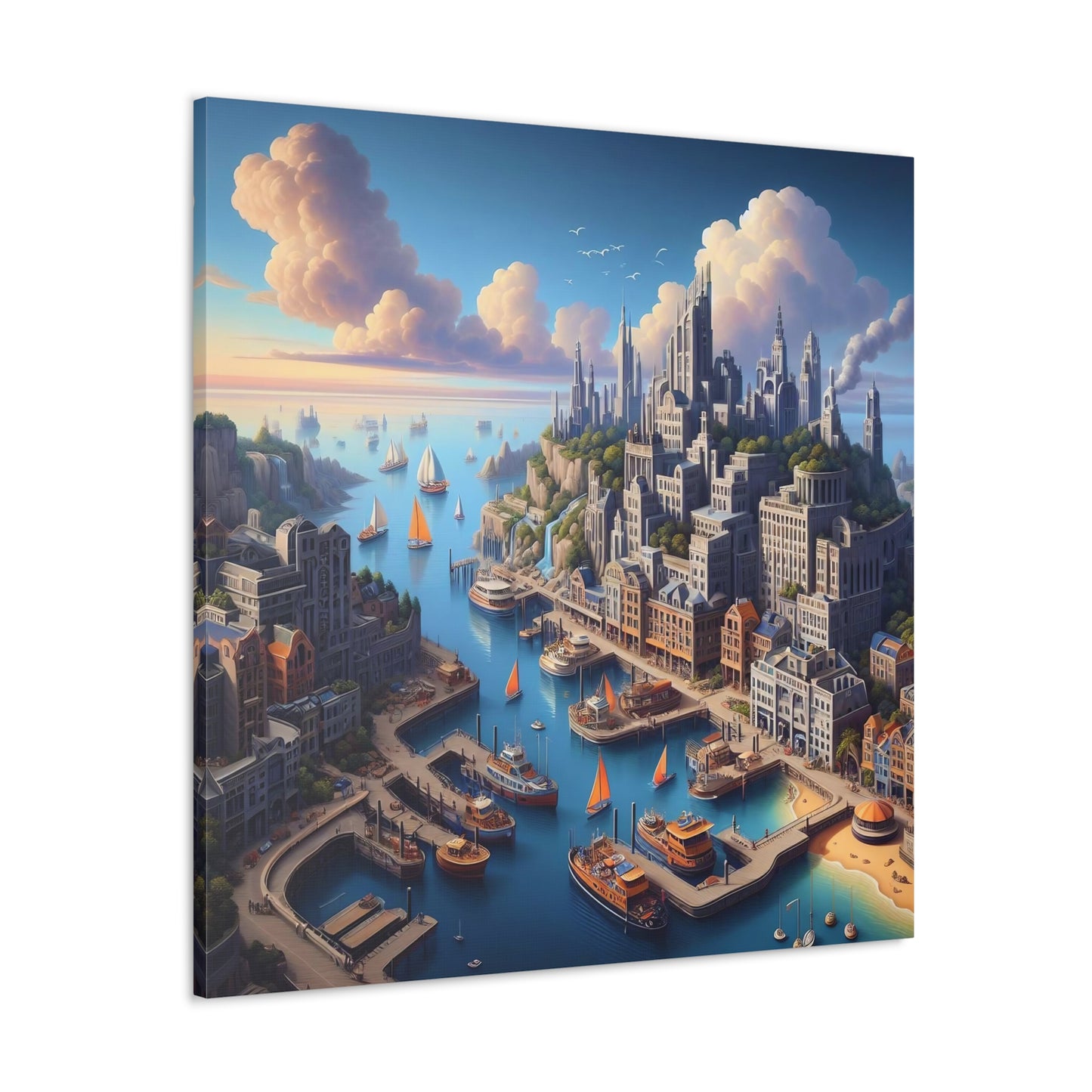 Canvas Gallery Wrap - Harbor 3