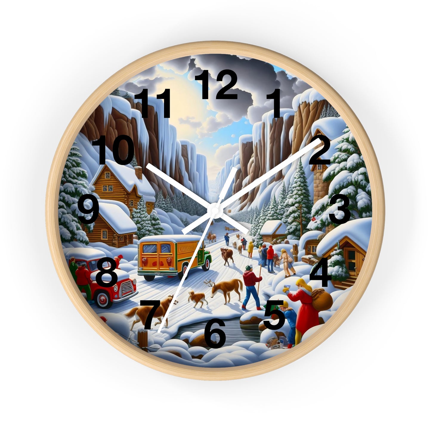 Wall Clock - Winter 120