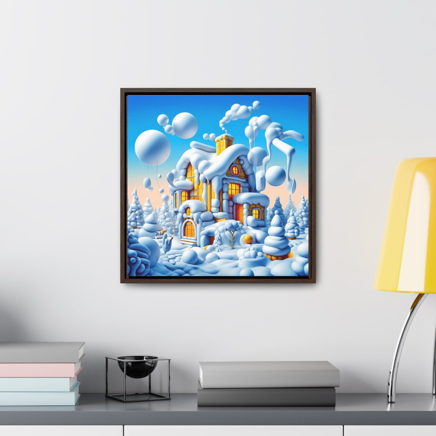 Framed Gallery Canvas Wrap - Winter 111