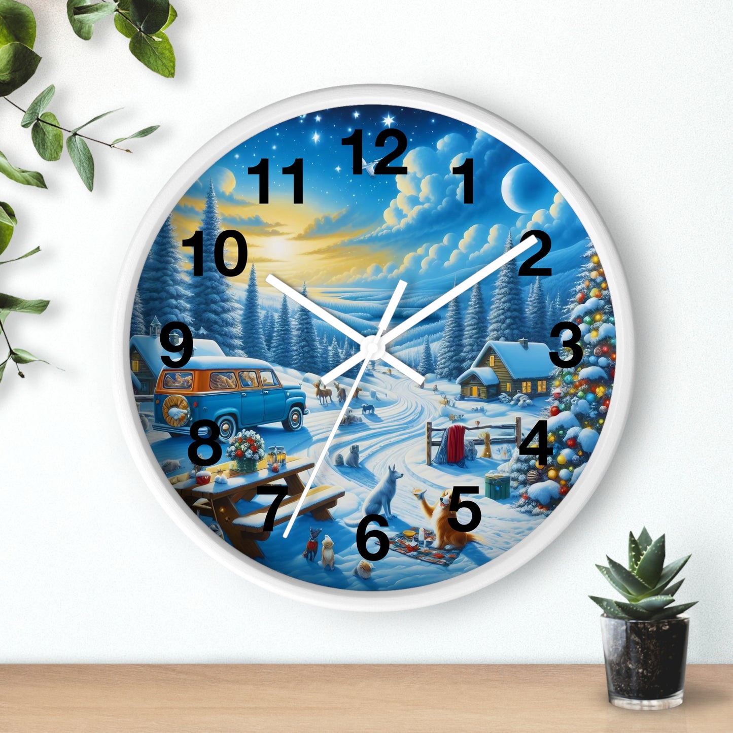 Wall Clock - Winter 110