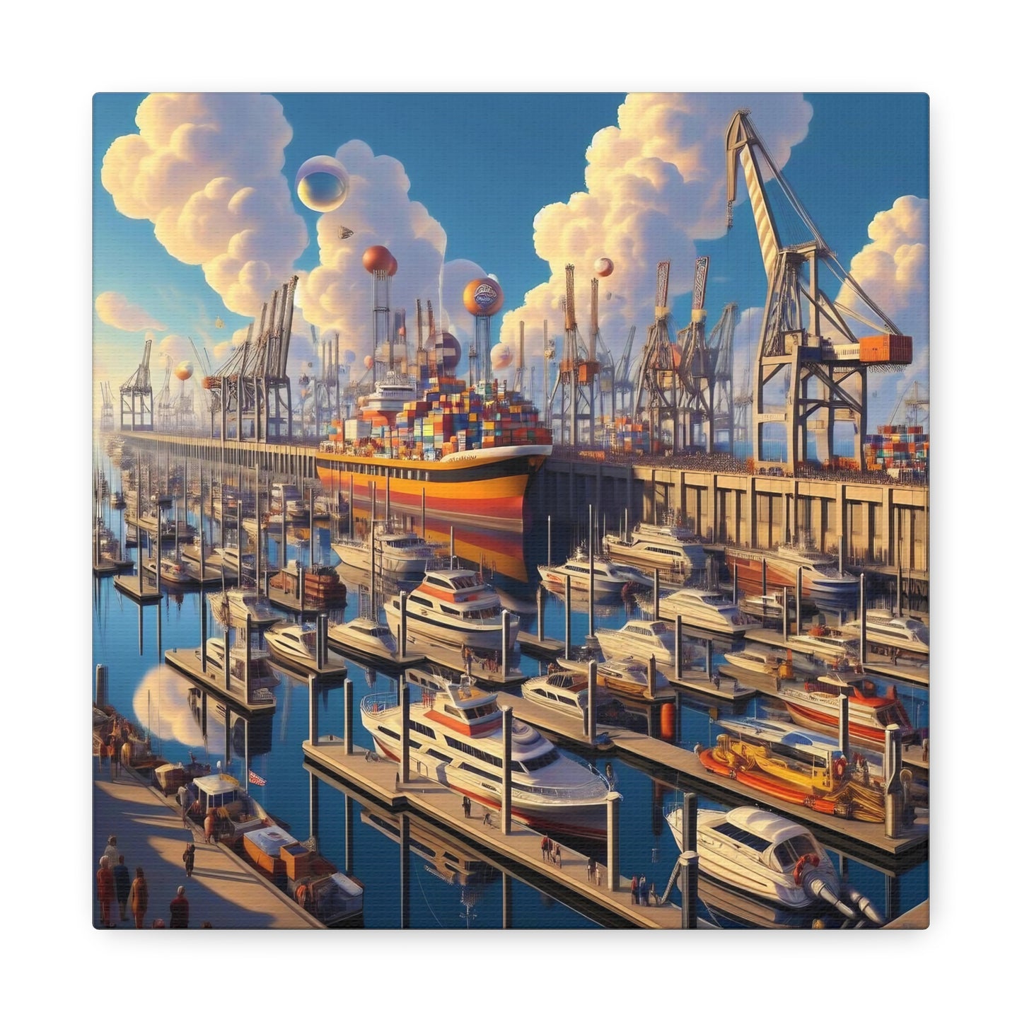 Canvas Gallery Wrap - Harbor 8