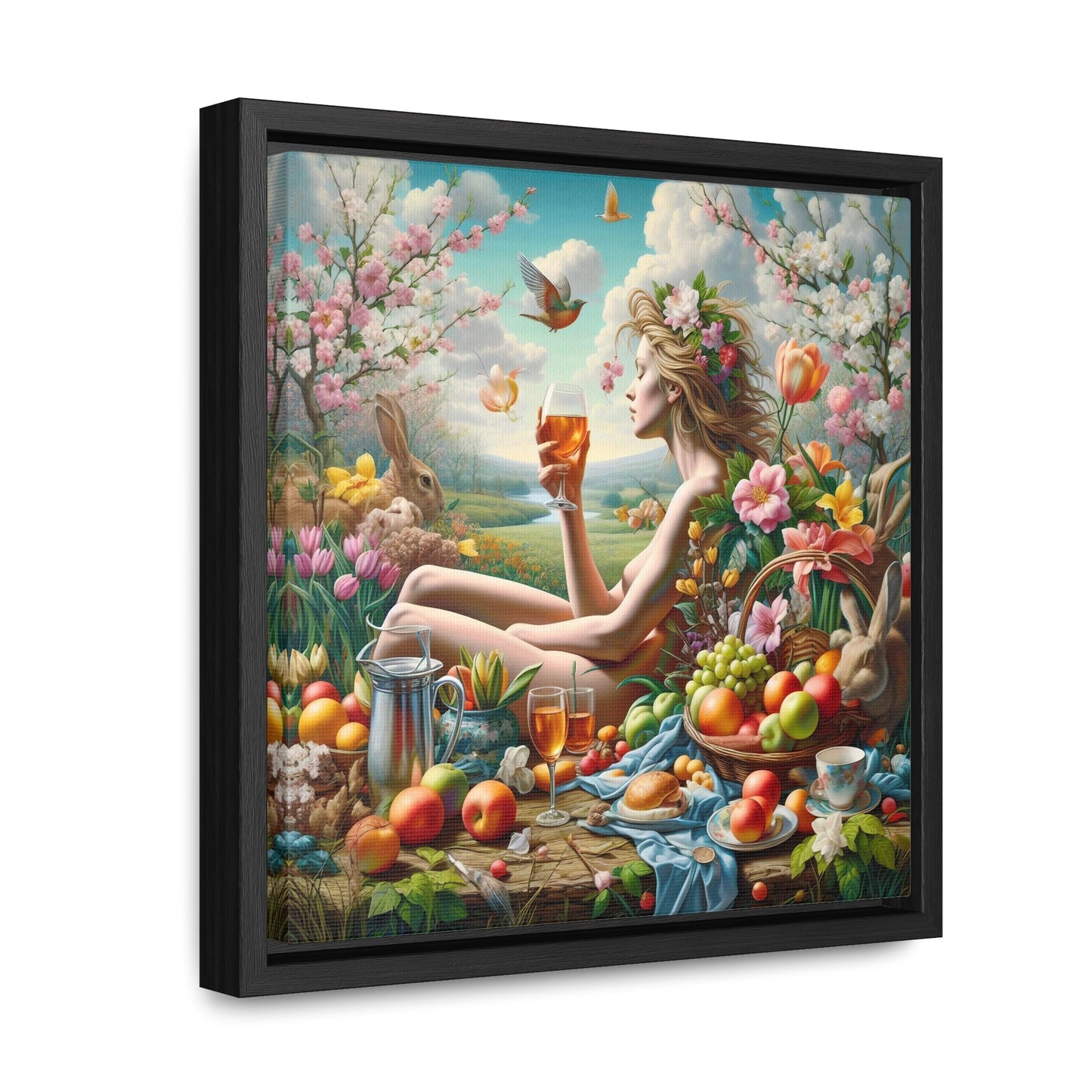 Framed Gallery Canvas Wrap - Spring 1