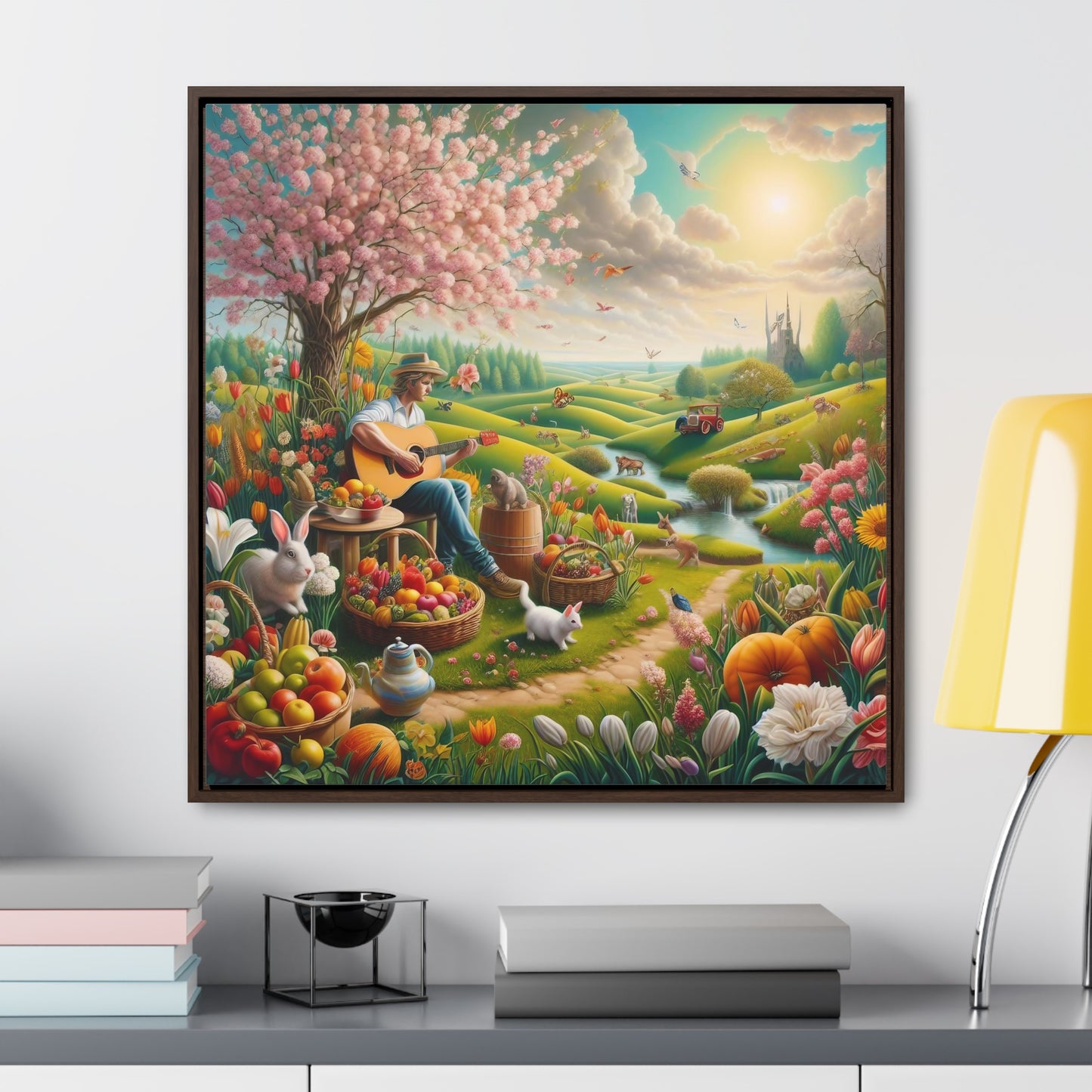 Framed Gallery Canvas Wrap - Spring 49