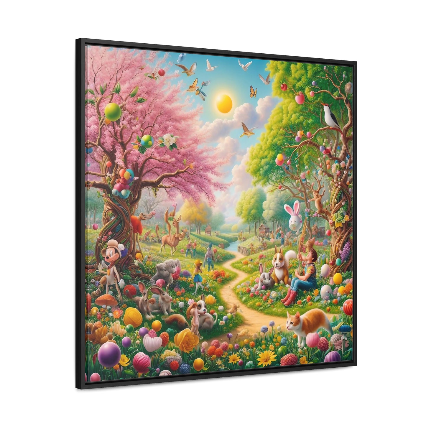 Framed Gallery Canvas Wrap - Spring 126