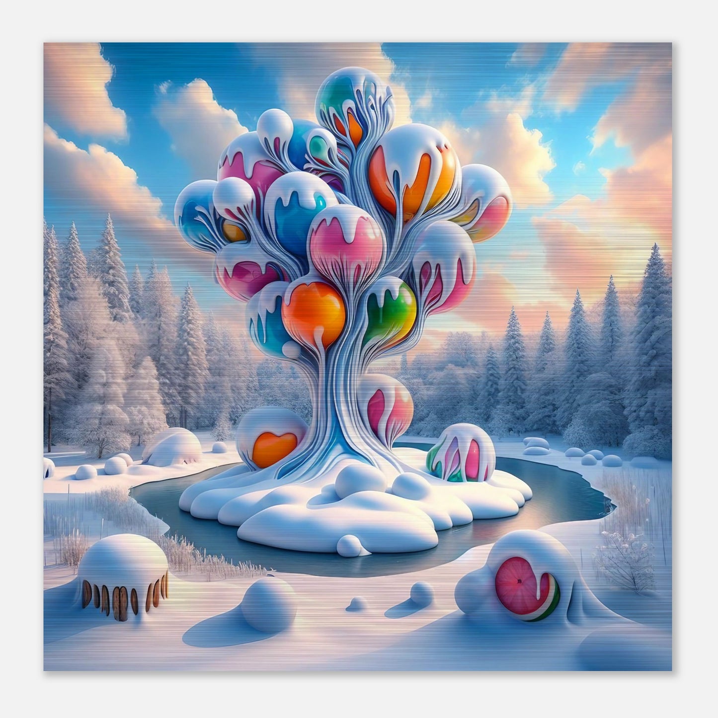 Wall Art - Winter 78 - Ball sculpture