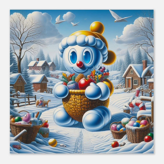 Wall Art - Winter 52 - Baby snowman