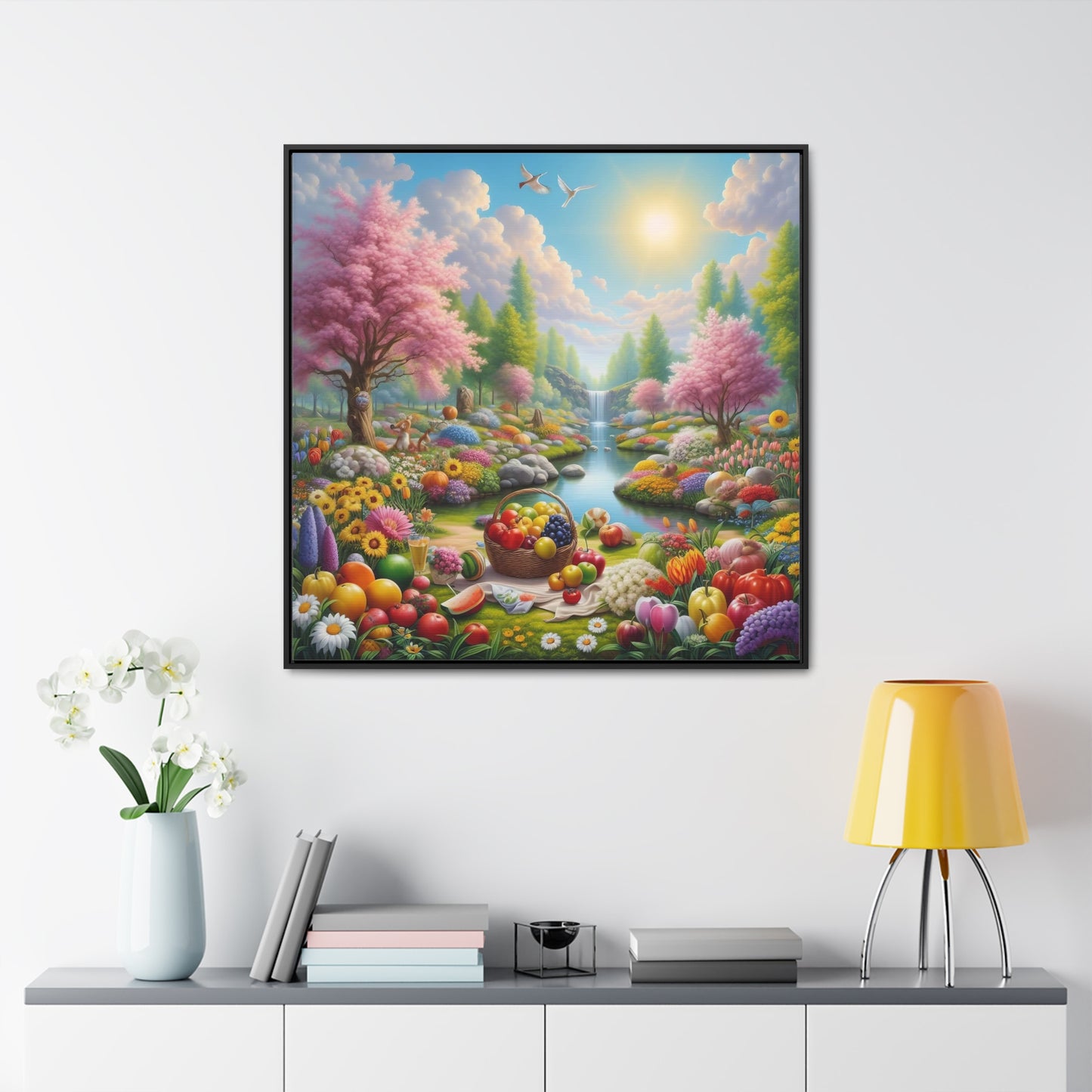 Framed Gallery Canvas Wrap - Spring 46