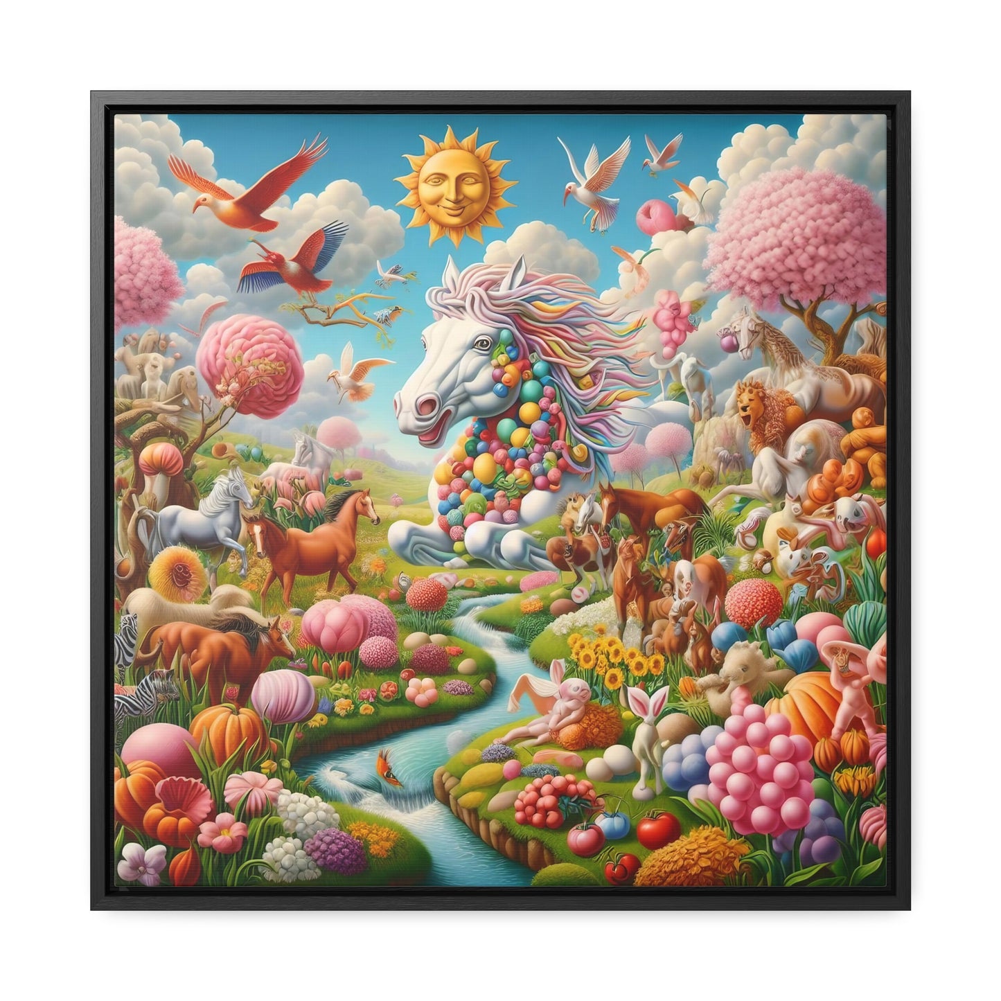 Framed Gallery Canvas Wrap - Spring 138