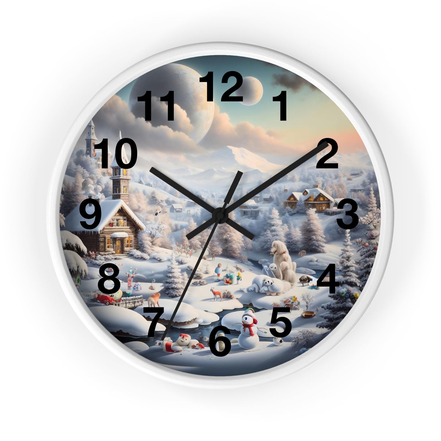 Wall Clock - Winter 104