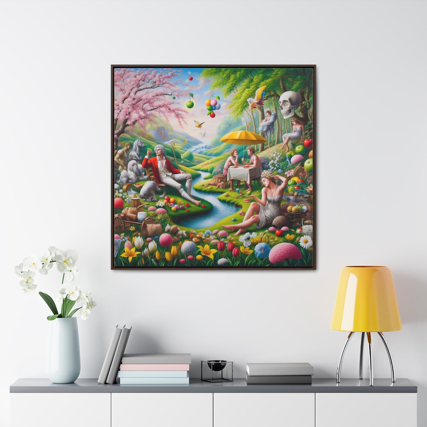 Framed Gallery Canvas Wrap - Spring 108