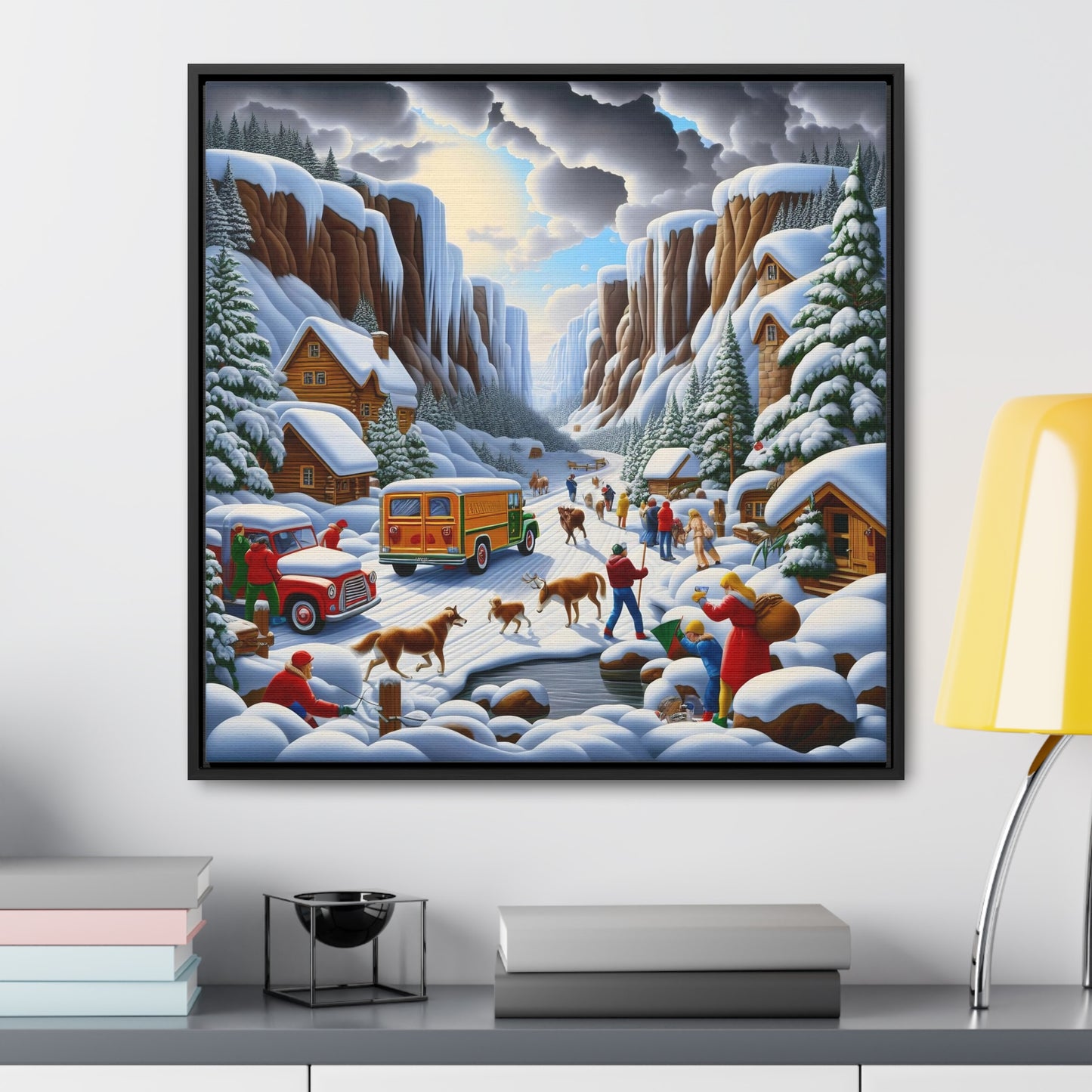 Framed Gallery Canvas Wrap - Winter 120