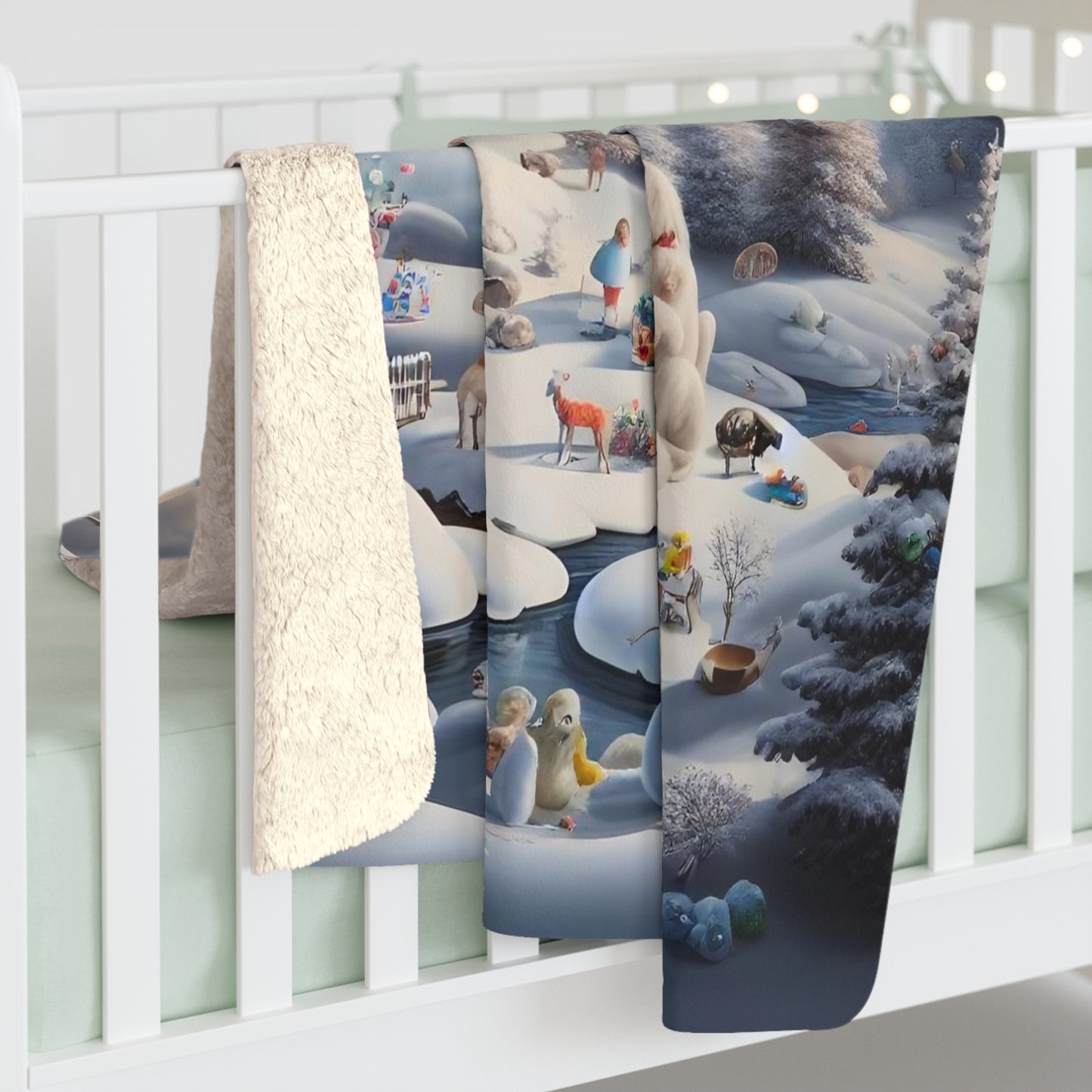 Sherpa Fleece Blanket - Winter 104