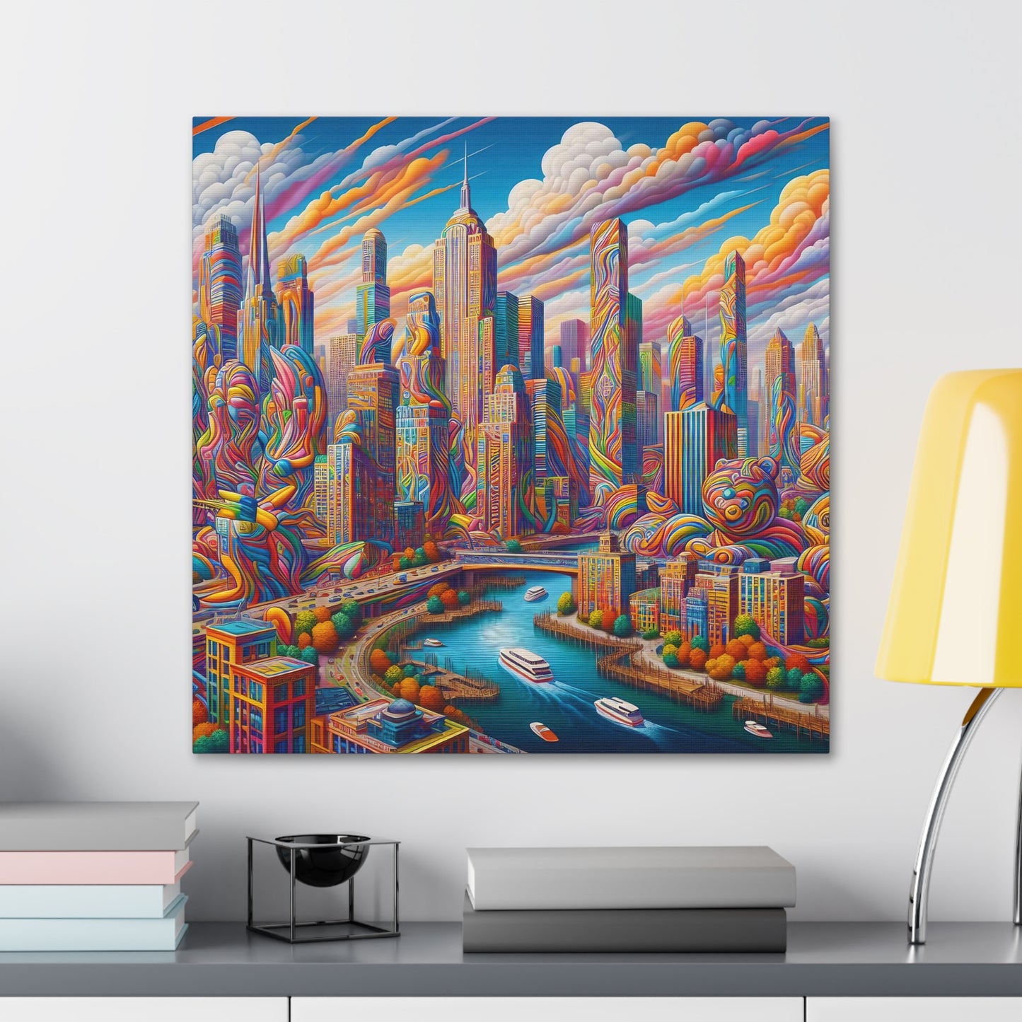 Canvas Gallery Wrap - City 13