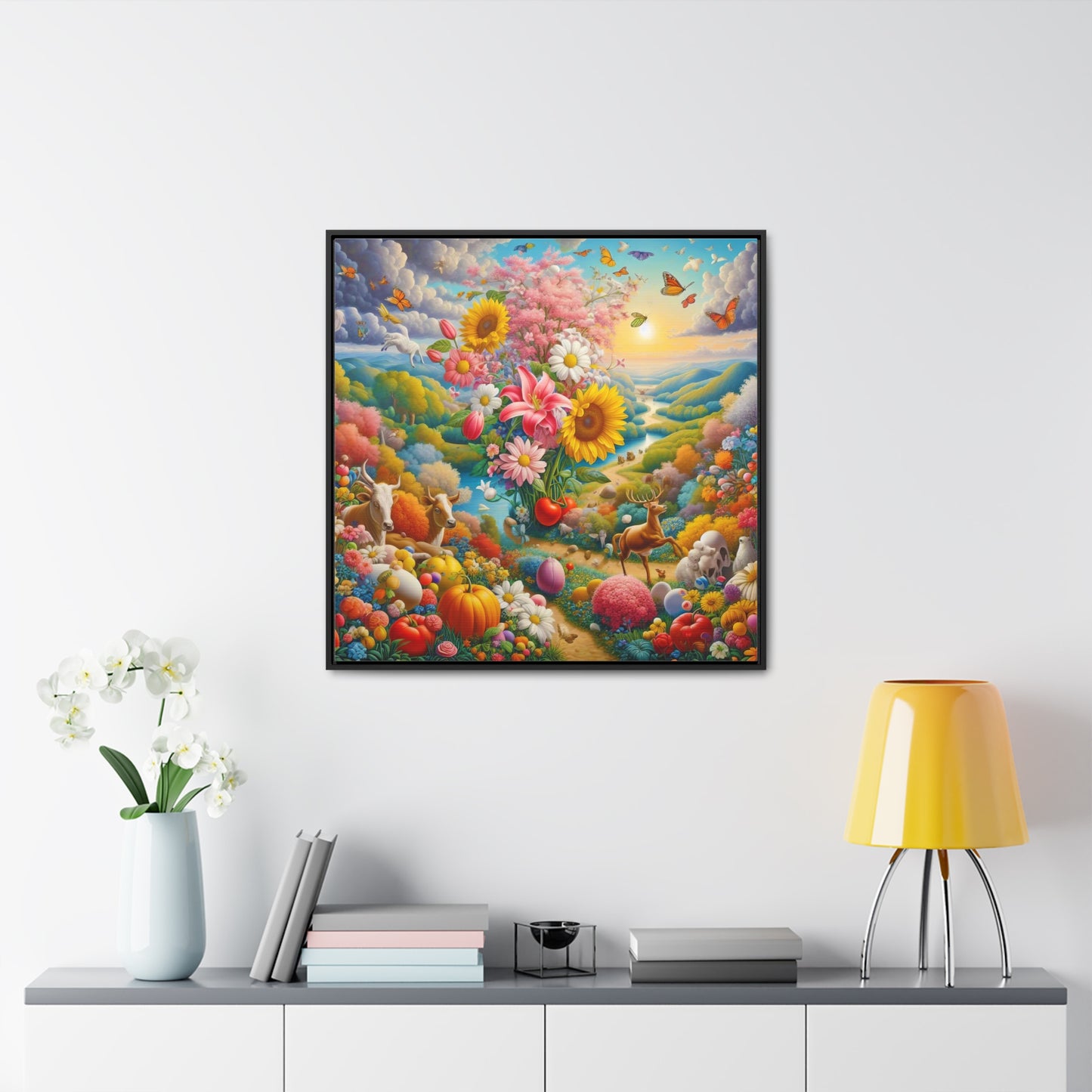 Framed Gallery Canvas Wrap - Spring 40