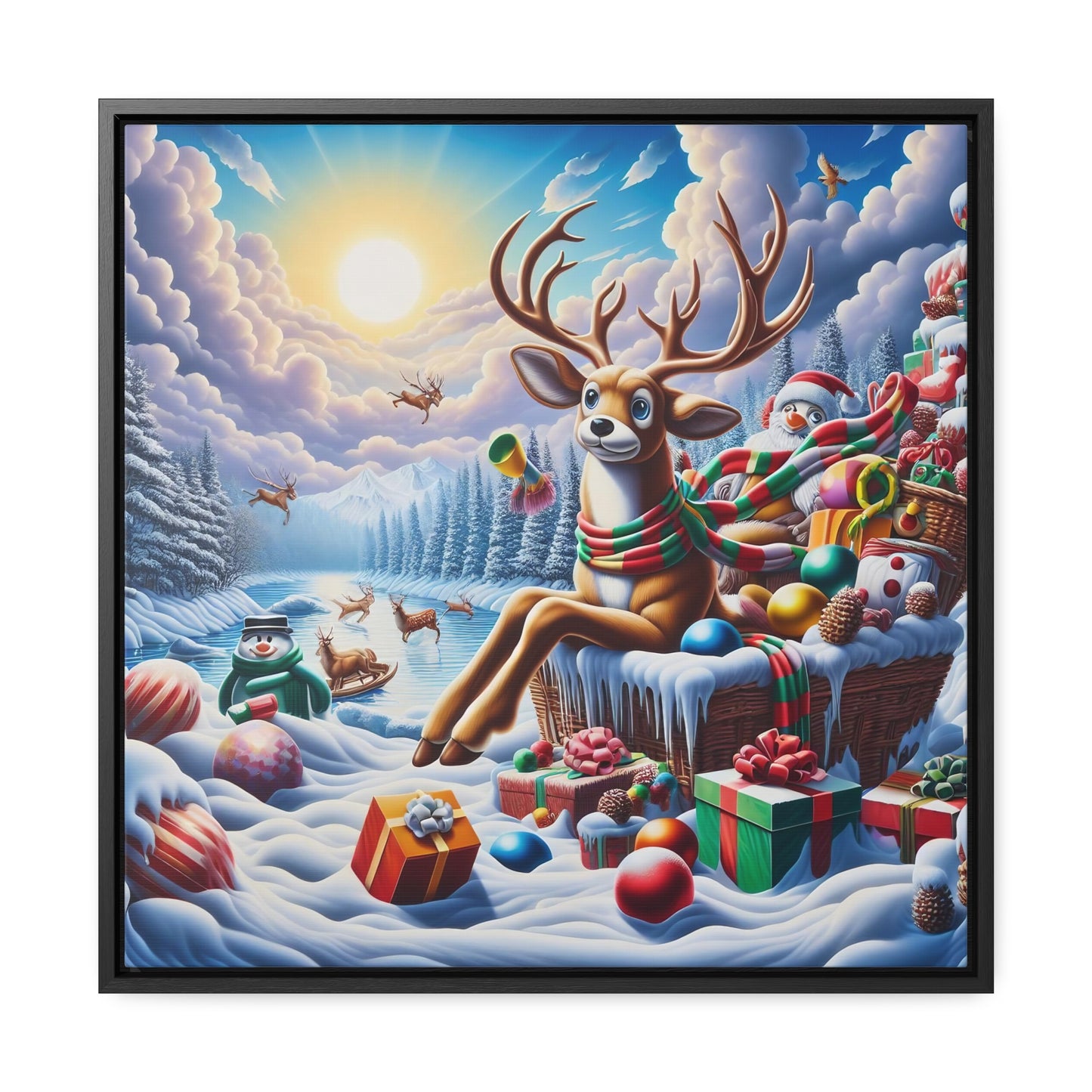 Framed Gallery Canvas Wrap - Winter 117