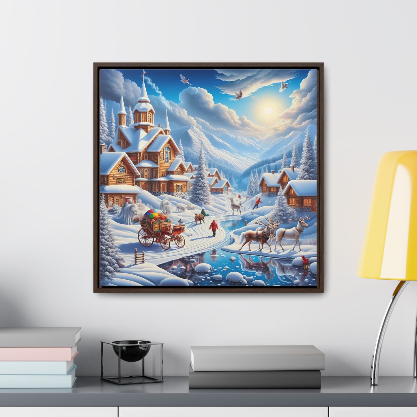 Framed Gallery Canvas Wrap - Winter 115