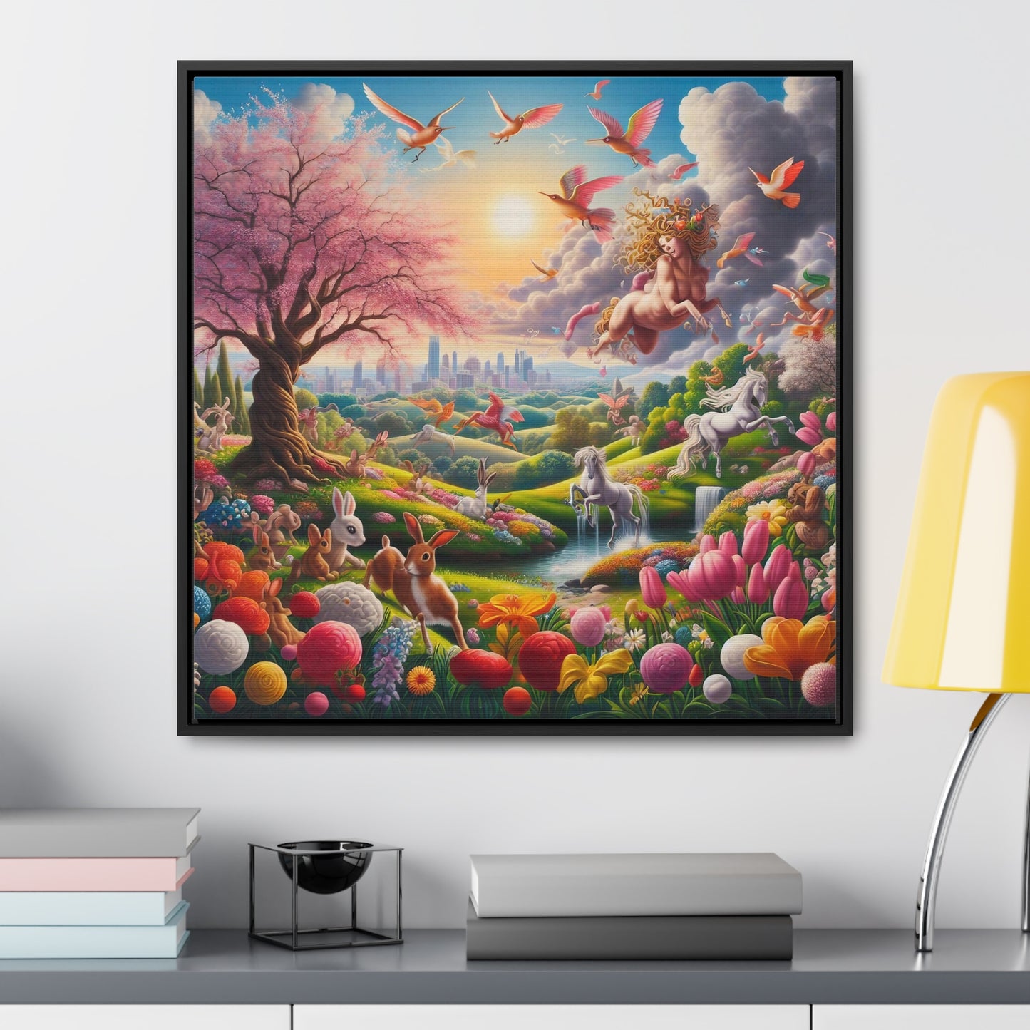 Framed Gallery Canvas Wrap - Spring 110