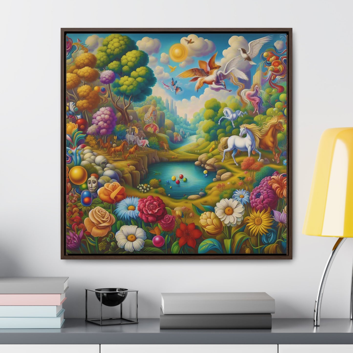 Framed Gallery Canvas Wrap - Spring 3