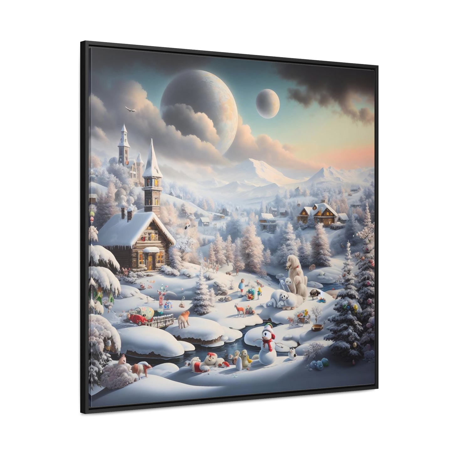 Framed Gallery Canvas Wrap - Winter 104