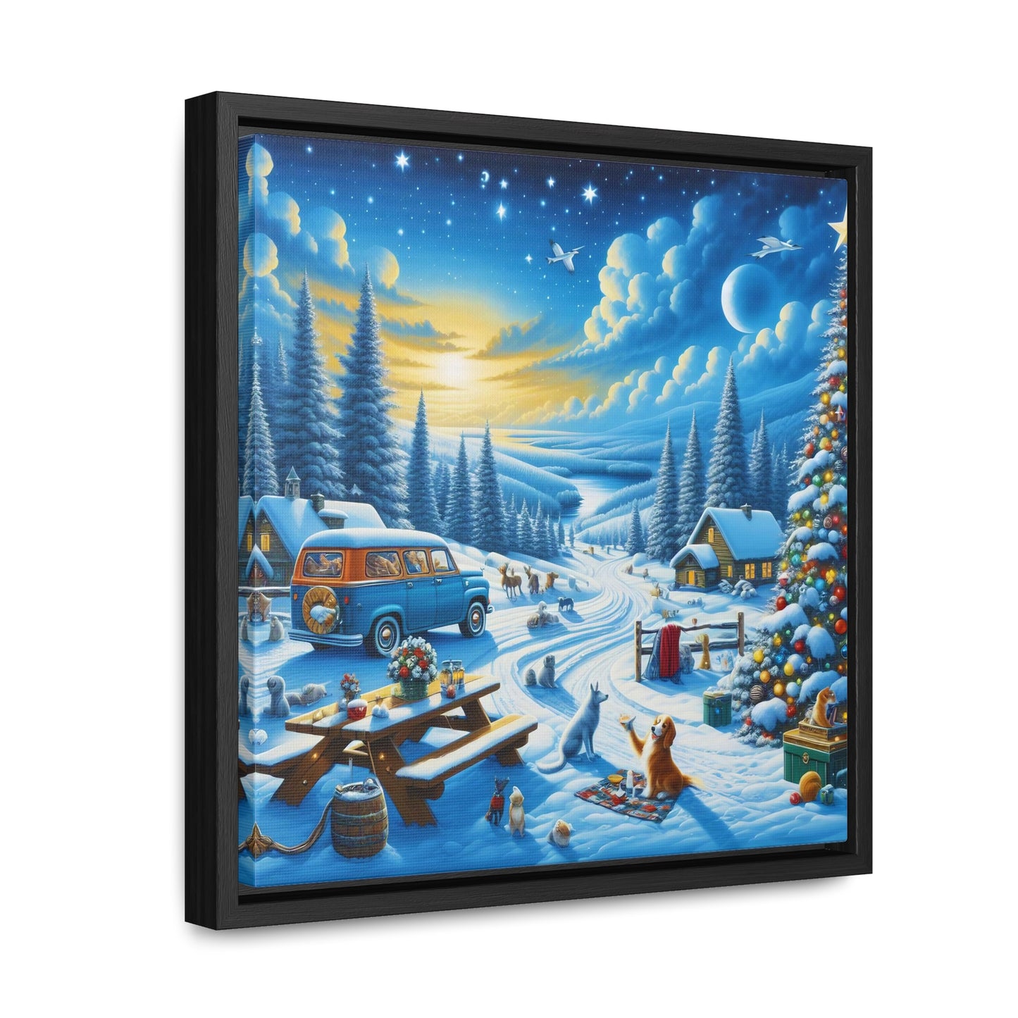 Framed Gallery Canvas Wrap - Winter 110