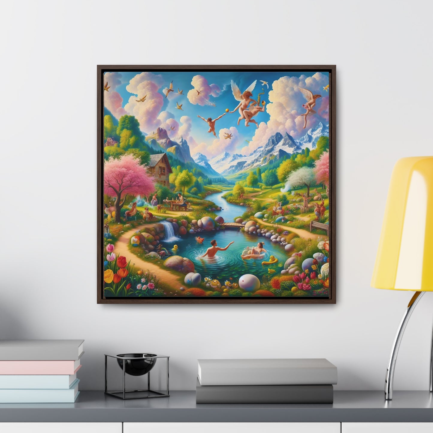 Framed Gallery Canvas Wrap - Spring 32