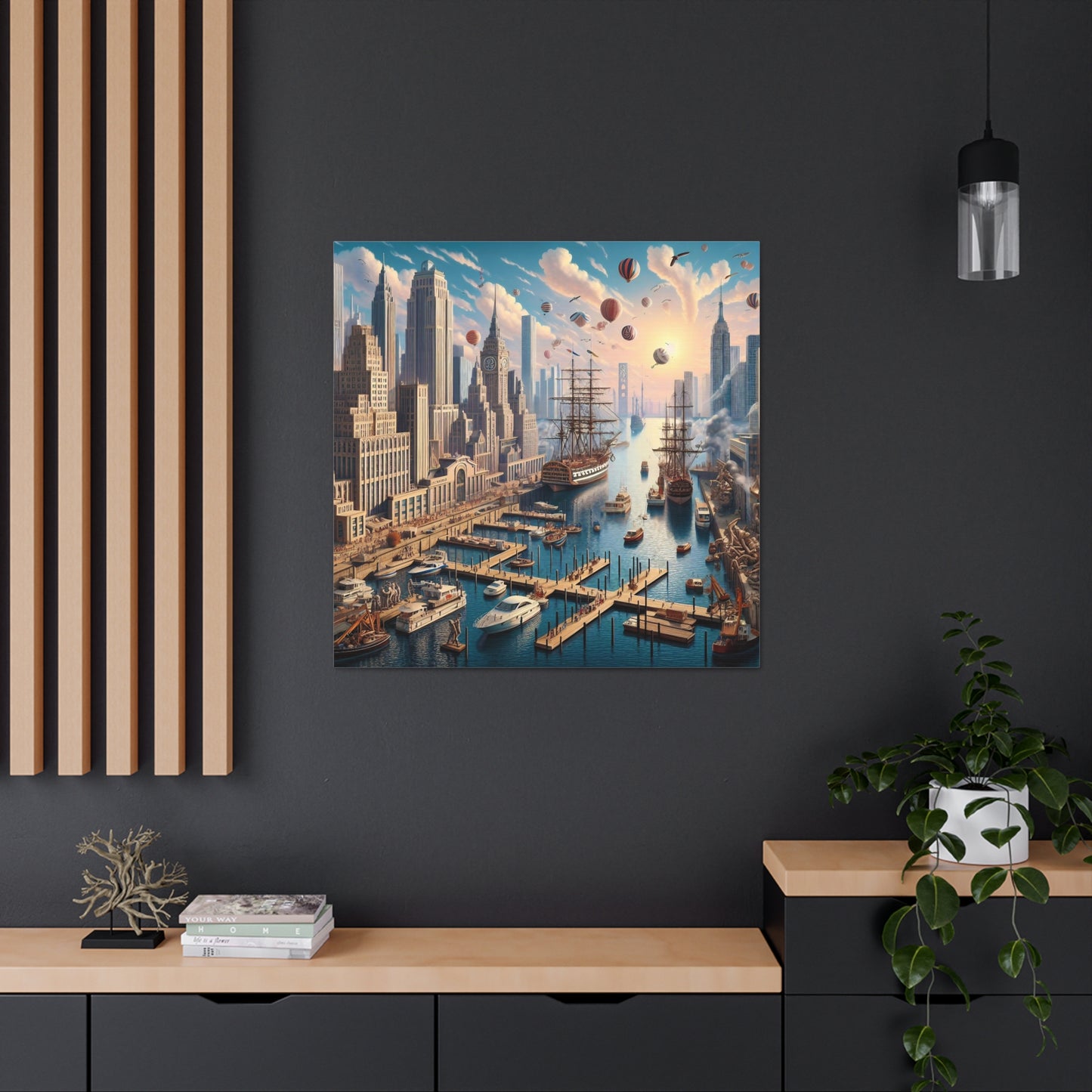 Canvas Gallery Wrap - Harbor 22