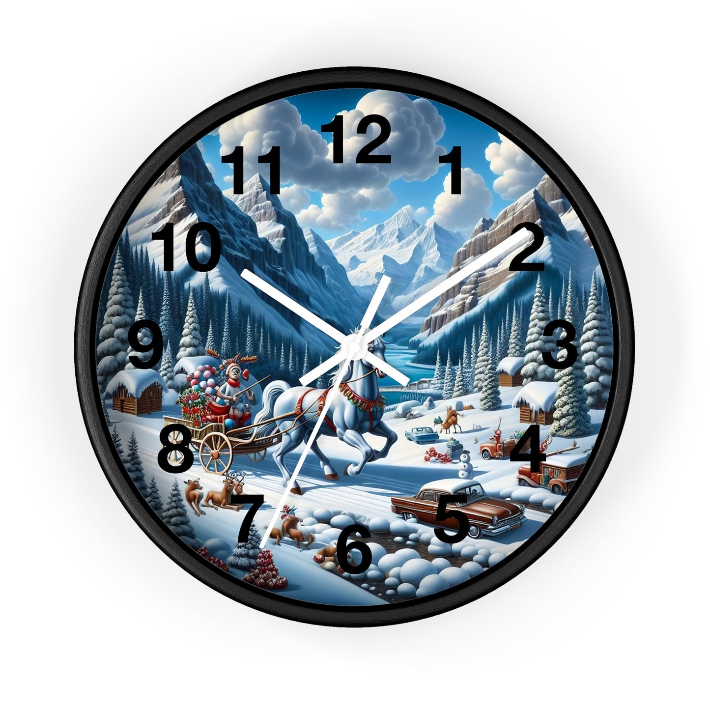 Wall Clock - Winter 107