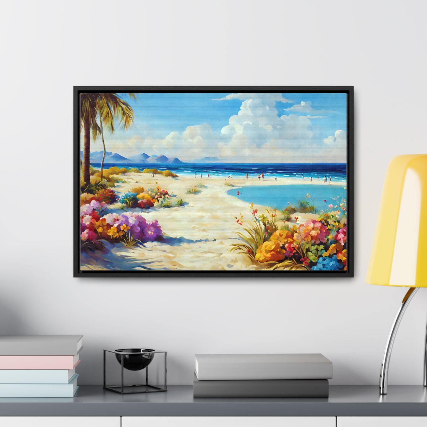 Framed Canvas Gallery Wrap - Beach 2013