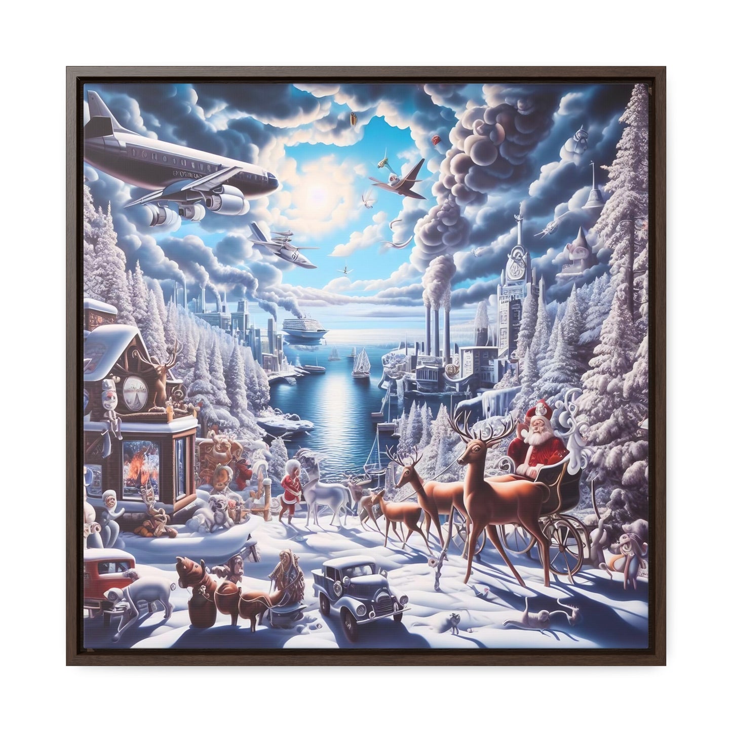 Framed Gallery Canvas Wrap - Winter 114