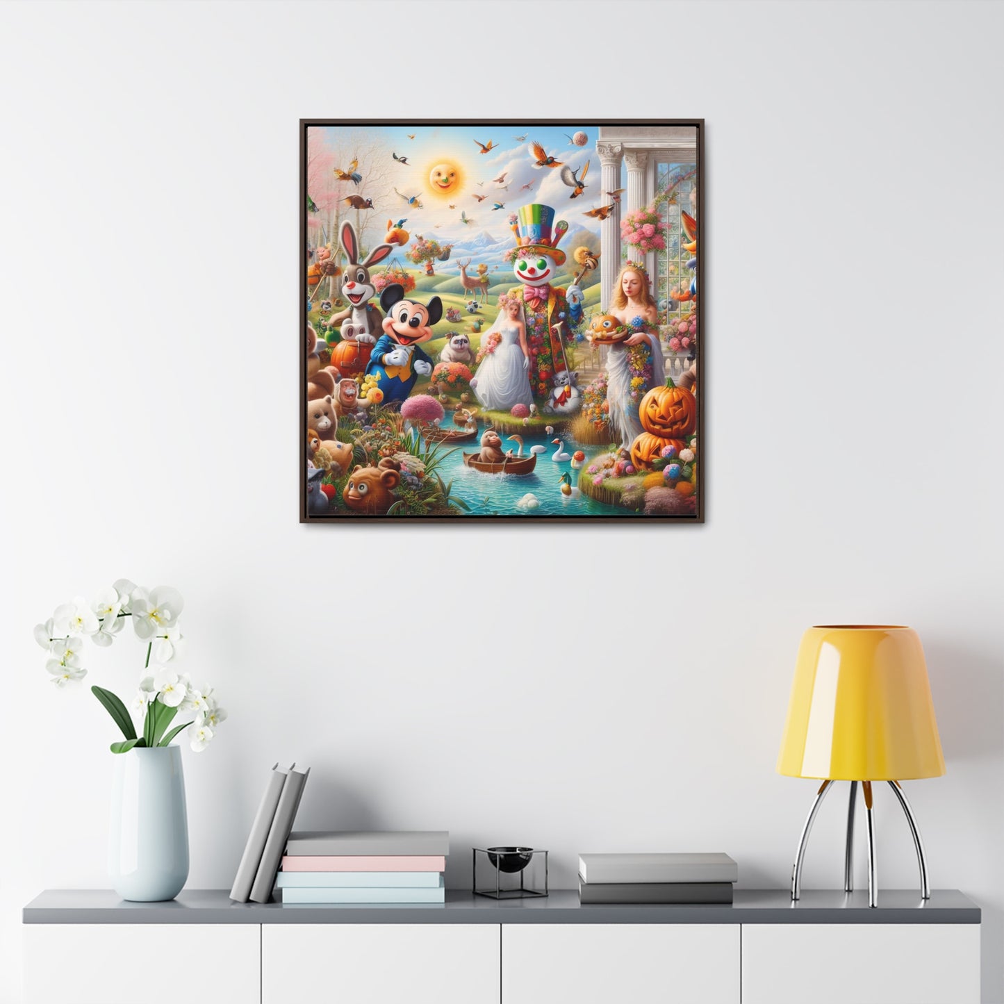 Framed Gallery Canvas Wrap - Spring 7