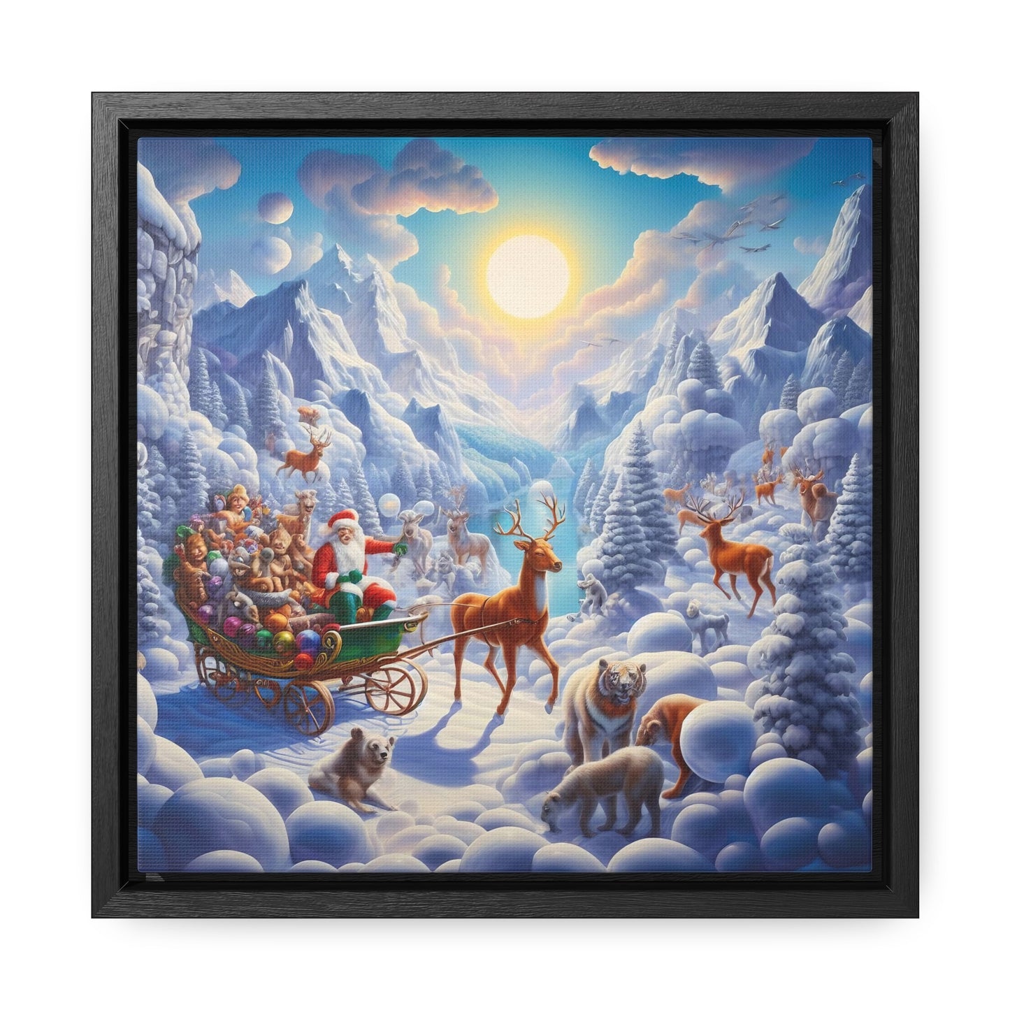 Framed Gallery Canvas Wrap - Winter 123