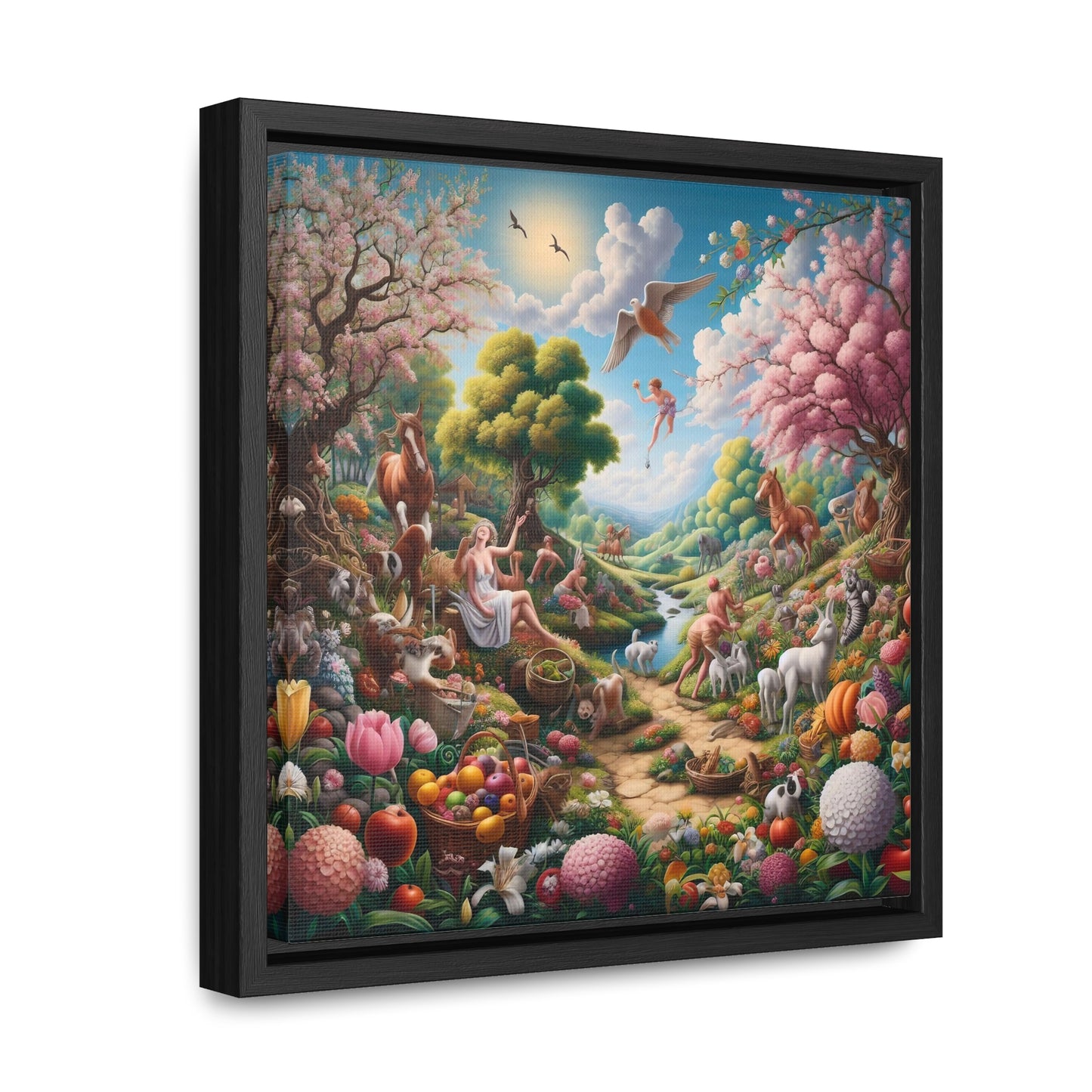 Framed Gallery Canvas Wrap - Spring 4