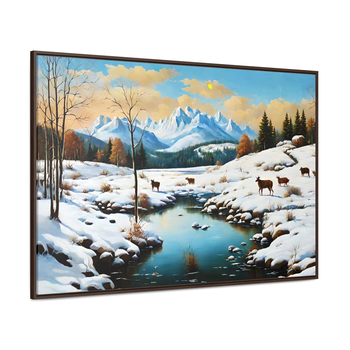 Framed Canvas Gallery Wrap - Winter 2003