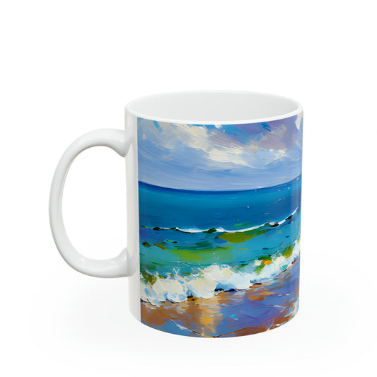 Ceramic Mug 11oz - Beach 9003